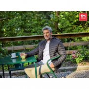 THC SHIELD. Męska kurtka z kapturem - Czarny - L