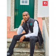 THC CLOUD. Watowana kamizelka (unisex) - Granatowy - M