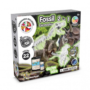 2 in 1 Fossil Excavation Kit I. Gra edukacyjna dla dzieci - Mix