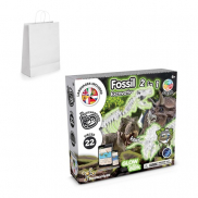 2 in 1 Fossil Excavation Kit II. Gra edukacyjna dostarczana z papierową torebką prezentową (90 g/m²), wykonany z materiałów z ce