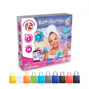 Bath Bombs Kit V. Gra edukacyjna dostarczany ze składaną torbą prezentową 190T - Granatowy