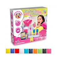 Perfume & Soap Factory Kit IV. Gra edukacyjna dostarczany z torebką prezentową z włókniny (80 g/m²) - Różowy