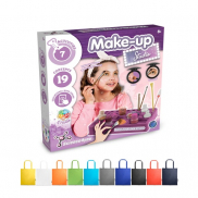 Makeup Studio Kit II. Gra edukacyjna dostarczany ze składaną torbą prezentową 190T - Czerwony