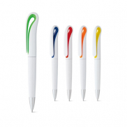 TOUCAN. Długopis z mechanizmem obrotowym i klipsem - Jasno zielony