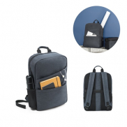 REPURPOSE BACKPACK. Plecak na laptopa 15.6'' z 600D poliester z recyklingu - Granatowy
