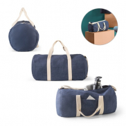 DENIM BAG. Torba sportowa z jeansu (300 g/m²) - Granatowy