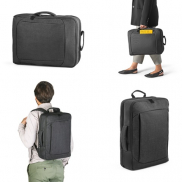 ALEXANDRIA. Plecak 600D 2 w 1 na laptopa 15.6' - Ciemny szary