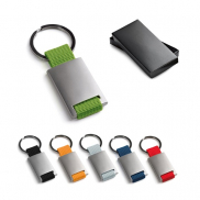 GRIPITCH. Brelok do kluczy wykonany z metalu i taśmy - Czerwony