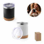 SOLBERG TUMBLER. Kubek podróżny ze stali nierdzewnej 400 ml - Czarny