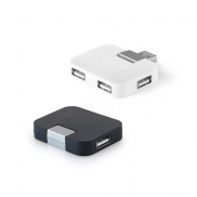 JANNES. HUB z 4 portami USB-A z ABS - Biały