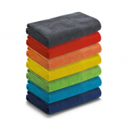 CALIFORNIA. Ręcznik plażowy z mikrofibry (250 g/m²) - Czerwony