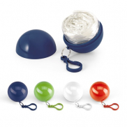 ISABEL. Wodoodporne poncho - Czerwony