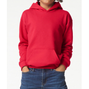 Dziecięca bluza z kapturem Softstyle Midweight - red