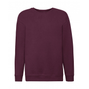 Bluza dziecięca ze ściągaczem - burgundy