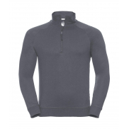 Męska bluza HD z krótkim zamkiem - convoy grey