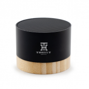 Głośnik bezprzewodowy 3W z aluminium z recyklingu | Jaquann - czarny