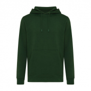 Lekka bluza z kapturem Iqoniq Rila, bawełna z recyklingu - zielony - XXS