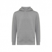 Lekka bluza z kapturem Iqoniq Rila, bawełna z recyklingu - szary - XXS