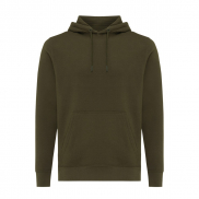 Lekka bluza z kapturem Iqoniq Rila, bawełna z recyklingu - khaki - XXS