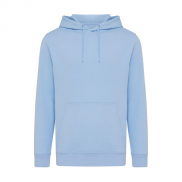 Lekka bluza z kapturem Iqoniq Rila, bawełna z recyklingu - niebieski - XXS