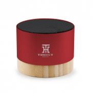 Głośnik bezprzewodowy 3W z aluminium z recyklingu | Jaquann - czerwony