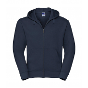 Męska bluza z kapturem na zamek Authentic - french navy