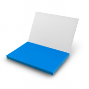 Elektrostatyczne karteczki samoprzylepne | Rolly - niebieski