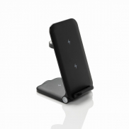 Ładowarka bezprzewodowa 3 w 1, 15W Powerpal - czarny