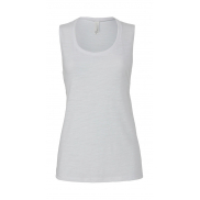 Tank Top Flowy Scoop - white marble