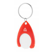 żeton / brelok RPET - czerwony