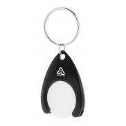 żeton / brelok RPET - czarny