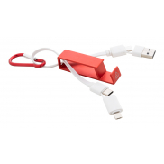 Kabel USB do ładowania - czerwony