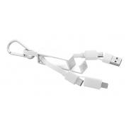 Kabel USB do ładowania - srebrny
