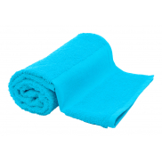 Ręcznik frotte bawełniany - 50×100 cm - jasno niebieski