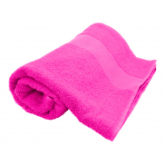 Ręcznik frotte bawełniany - 70×140 cm - fuksji
