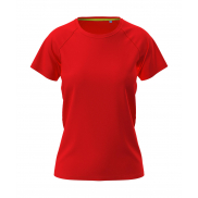 Damska koszulka Active 140 Raglan - scarlet red