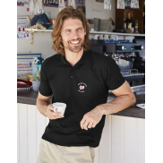 Polo z włókien mieszanych - white