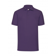 Polo z włókien mieszanych - purple