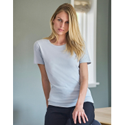 Damski T-Shirt Interlock - cement