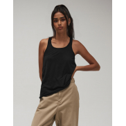 Lekki Tank Top Flowy Racerback - white