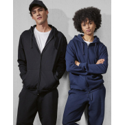 Bluza na zamek z kapturem ID.224 - black