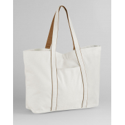 Torba Courtside Large - soft white/caramel