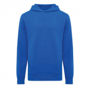 Bluza z kapturem i kieszeniami Iqoniq Yengo z bawełny z recyklingu - niebieski - L