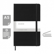 Kalendarz MOLESKINE - czarny - M