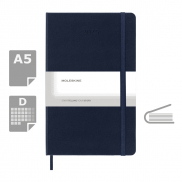 Kalendarz MOLESKINE - ciemnoniebieski - M