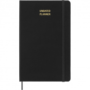 Kalendarz MOLESKINE UNDATED - czarny - M