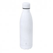 Butelka sportowa 790 ml ze stali nierdzewnej z recyklingu - biały