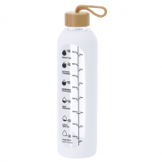 Szklana butelka 1000 ml - biały