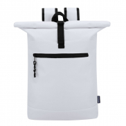 Zwijany plecak na laptopa 15' z RPET - biały