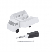 Zestaw narzędzi 'ciężarówka' 15 el. - biały